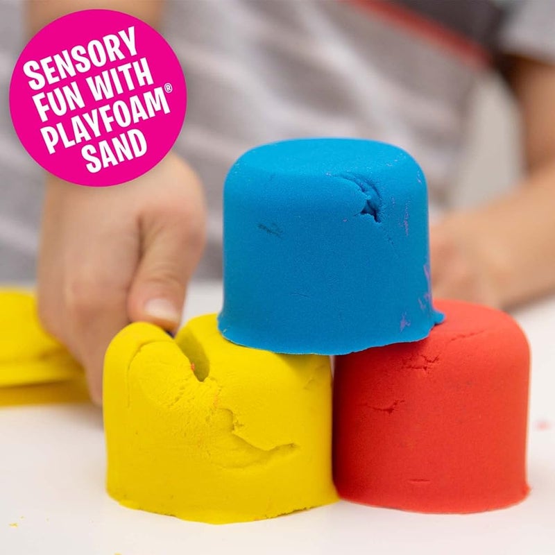 إديوكيشنال إنسايتس مجموعة رمال Playfoam Sand التعليمية من Educational Insights، تحتوي على 8 عبوات بألوان متنوعة (6 أونصات لكل عبوة)، لعبة حسية للأطفال، ضرورية لفصول الدراسة الابتدائية، مناسبة للأطفال من عمر 3 سنوات فما فوق. - Image 3