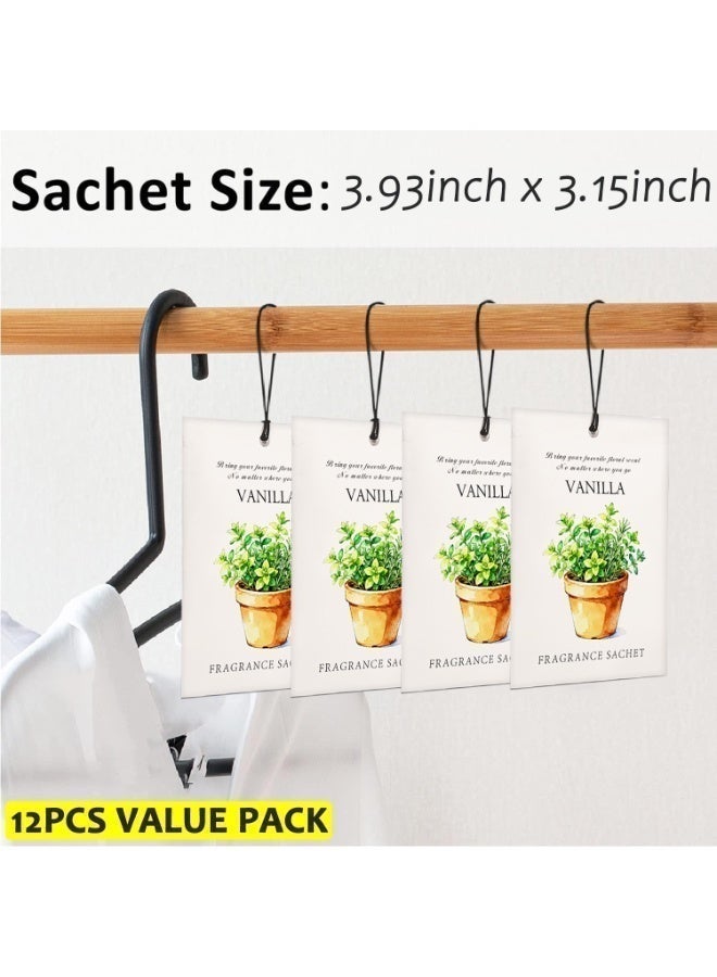 SODANEED Scented Sachets Bags 12 Pcs, Large Size Scented Sachet Air Freshener for Drawer and Closet, Long-Lasting Drawer deodorizers Fresh Scents, Home/Car Fragrance Sachet Product - Image 2