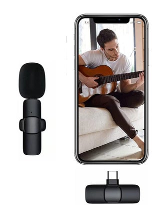 Wireless Lavalier Microphone for Type-C, Plug & Play Lapel Clip-on Mini Mic for gaming Video Recording - Noise Reduction Bluetooth - pzsku/ZFA33756E648DC36BA7B0Z/45/_/1699805059/7bbc4076-5dd4-4a91-9363-5e5edeca7bb3