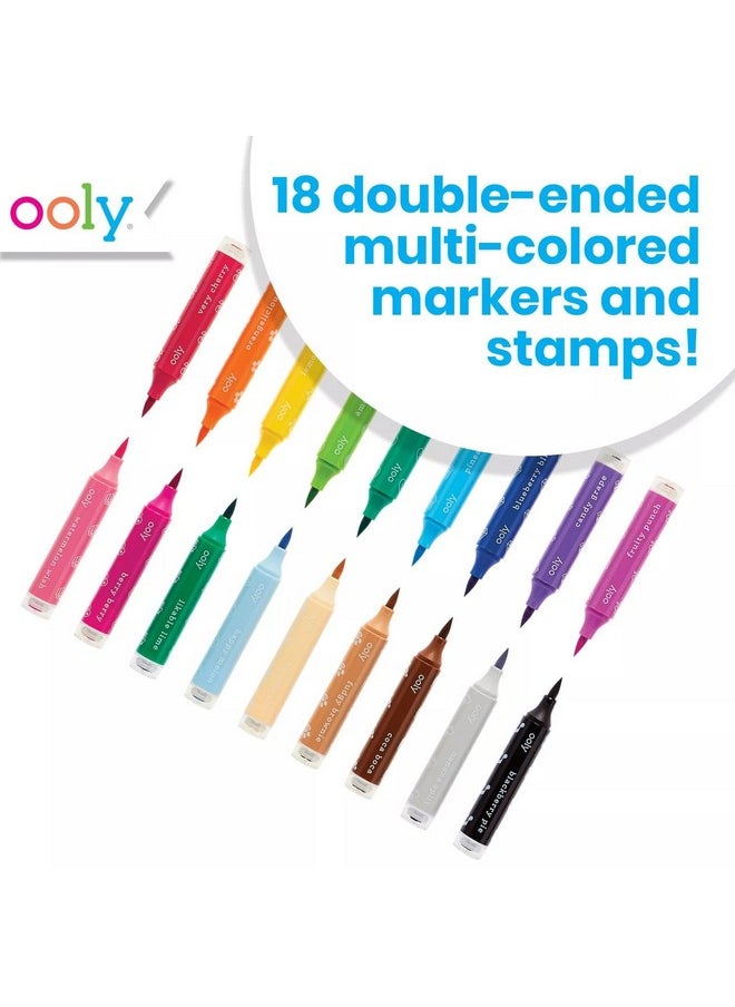 Doublesided Stampable Washable Markers 18 Colors Cute School Supplies Safe Nontoxic - pzsku/ZFA337DEA1F044D6C81AFZ/45/_/1720074974/2b280736-178f-4dec-a909-6f734b4d1010