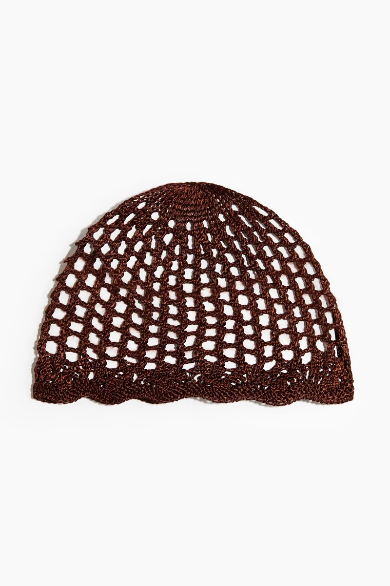 Crochet-look hat
