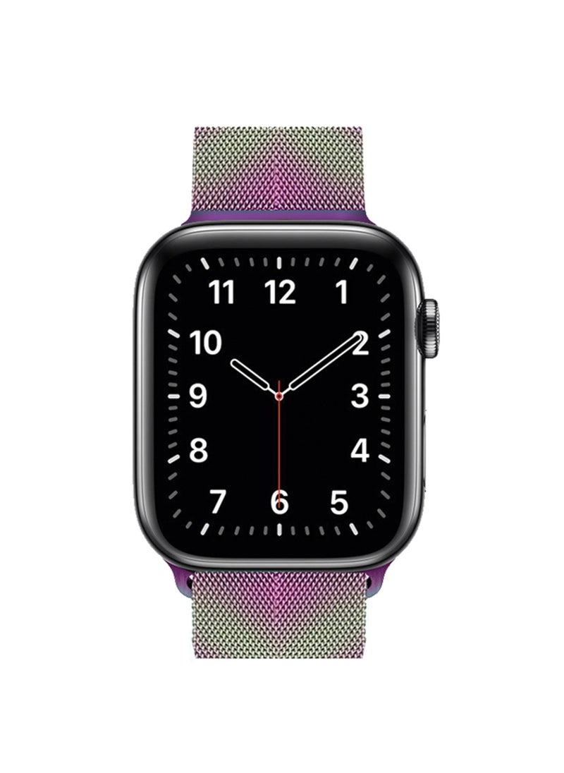 Generic - Stainless Steel Milanese Loop Compatible with Apple Watch Band 38mm 40mm 41mm and (42mm series 10) men and women Mesh Loop Magnetic Clasp Replacement for iWatch Bands Series 7 SE 6 5 4 3 2 1 - Image 1