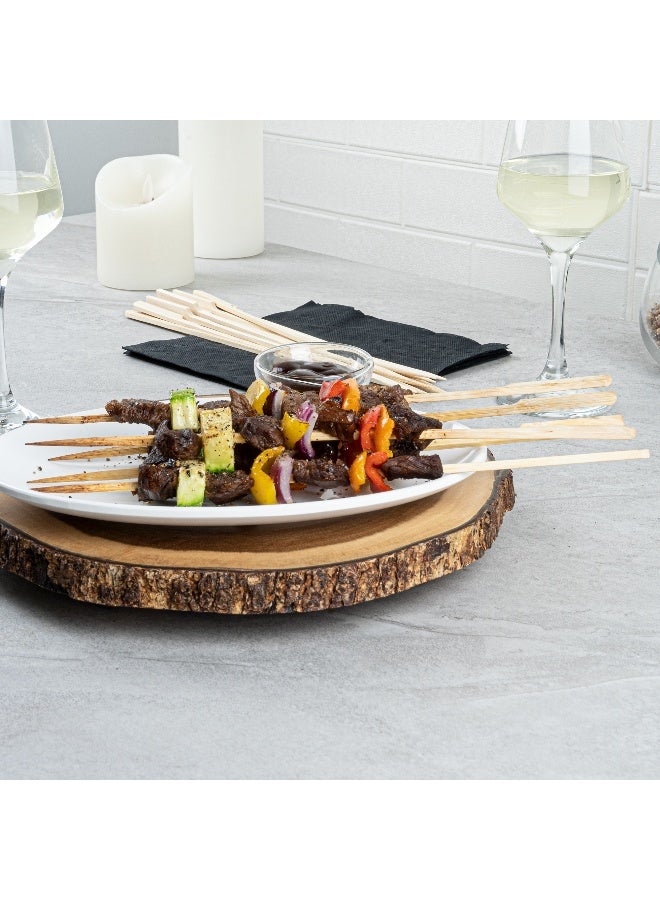 Restaurantware 11.6 Inch Bamboo Skewers, 1000 Durable Bamboo Paddle Sticks - Disposable, Sustainable, Bamboo Paddle Picks, Sharp Point, For Barbeques, Parties, And Buffets  - Image 4