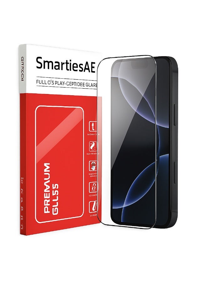 for iPhone 13 / 13 Pro / 14 / 16e Screen Protector – Unbreakable 9H+ Military Grade Tempered Glass, HD Clarity, Shatterproof, Easy Installation, Case Friendly - Image 1