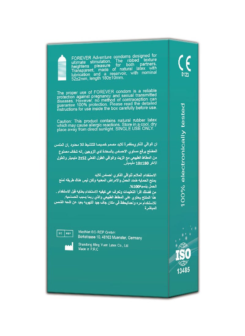 Forever - 10-Piece Adventure Premium Natural Latex Condoms - Image 1
