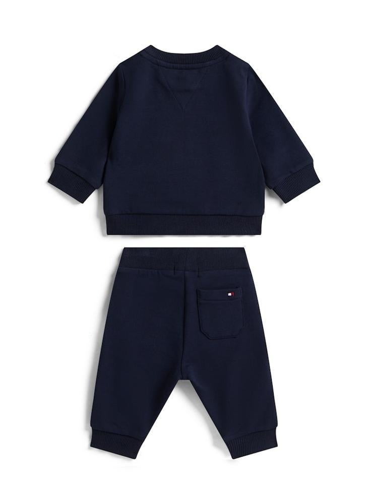 TOMMY HILFIGER Kids Crew Neck Sweatshirt and Pant Set - Image 5