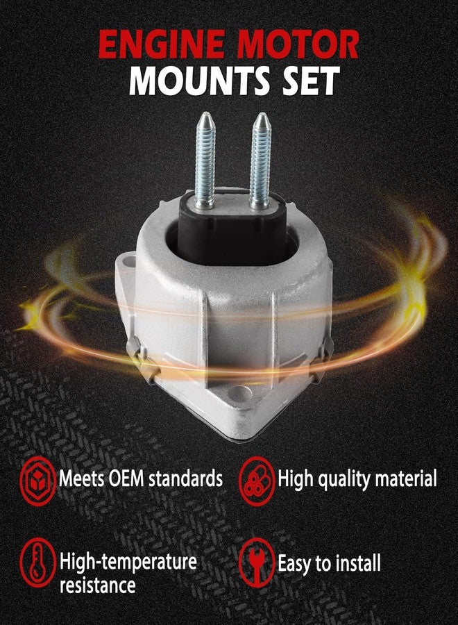 Autodevil Set of 3 Engine Trans & Motor Mount Compatible with Durango 2011-2019 3.6L 5.7L Grand Cherokee 11-19 3.6L 5.7L RWD Replace A5611 A5611 A5488 Automotive Replacement Engine Parts - Image 5