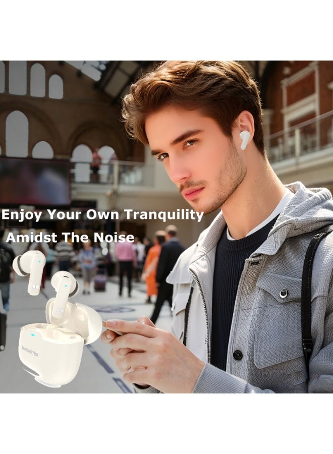 MONSTER  Wireless Earbuds, Bluetooth 5.4 Sports Headphones, Deep Bass Stereo, ENC Noise Cancelling Mic, 100H Playtime,  IPX7 Waterproof  for Workout/Relax/Work - Image 5