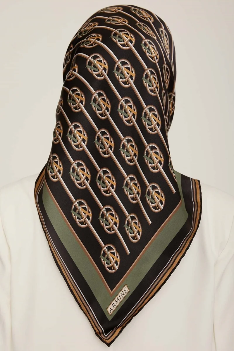 ARMINE 2022/23 Autumn Winter Series Silk Twill Scarf 8822D-35