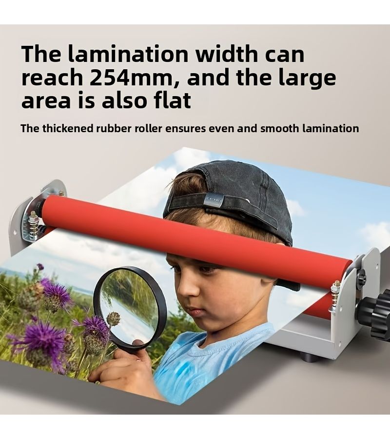 Cold Lamination Machine A4 Home Office School Manual Laminator For Photos Documents Letters And Cards - Image 3