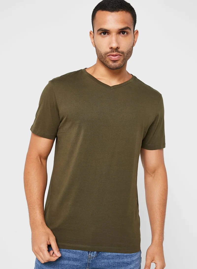 Cotton On 3 Pack Assorted Crew Neck T-Shirt