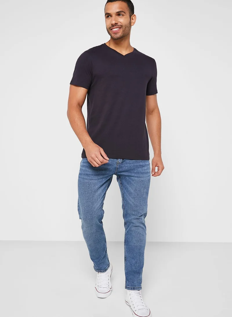 Cotton On 3 Pack Assorted Crew Neck T-Shirt