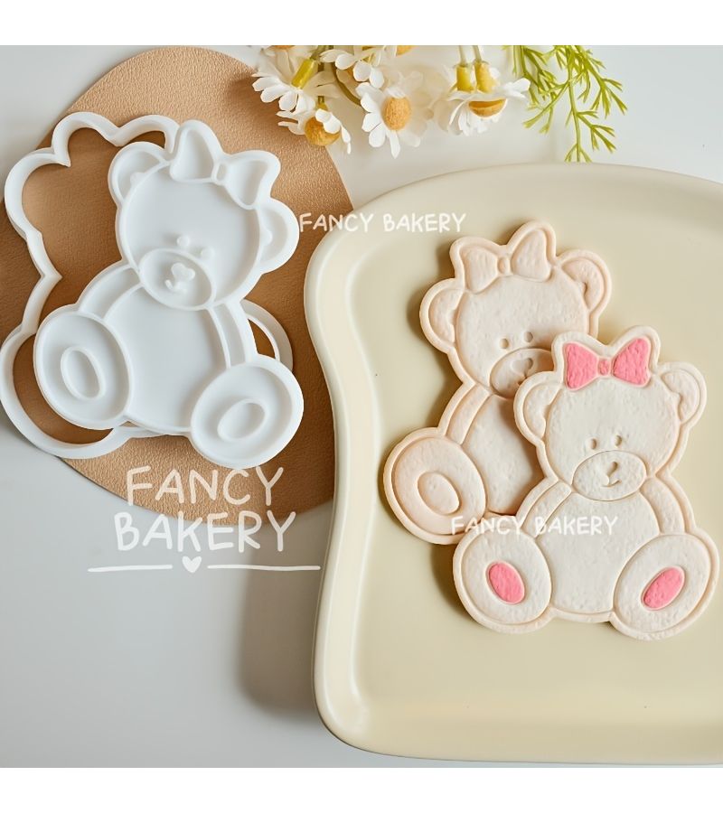 Christmas Bear Cookie Mold For Fondant Cake Decorations B - Image 4