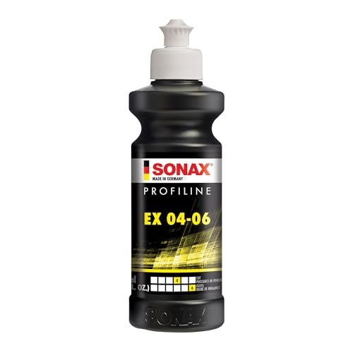 SONAX EX 04-06 Dual Action Polishing Compound | One-Step Medium Cut & High Gloss Finish | Removes Swirls, Water Spots & Oxidation | DA Polisher Safe | Silicone-Free & VOC Compliant | 242141 | 250 ml. - Image 1