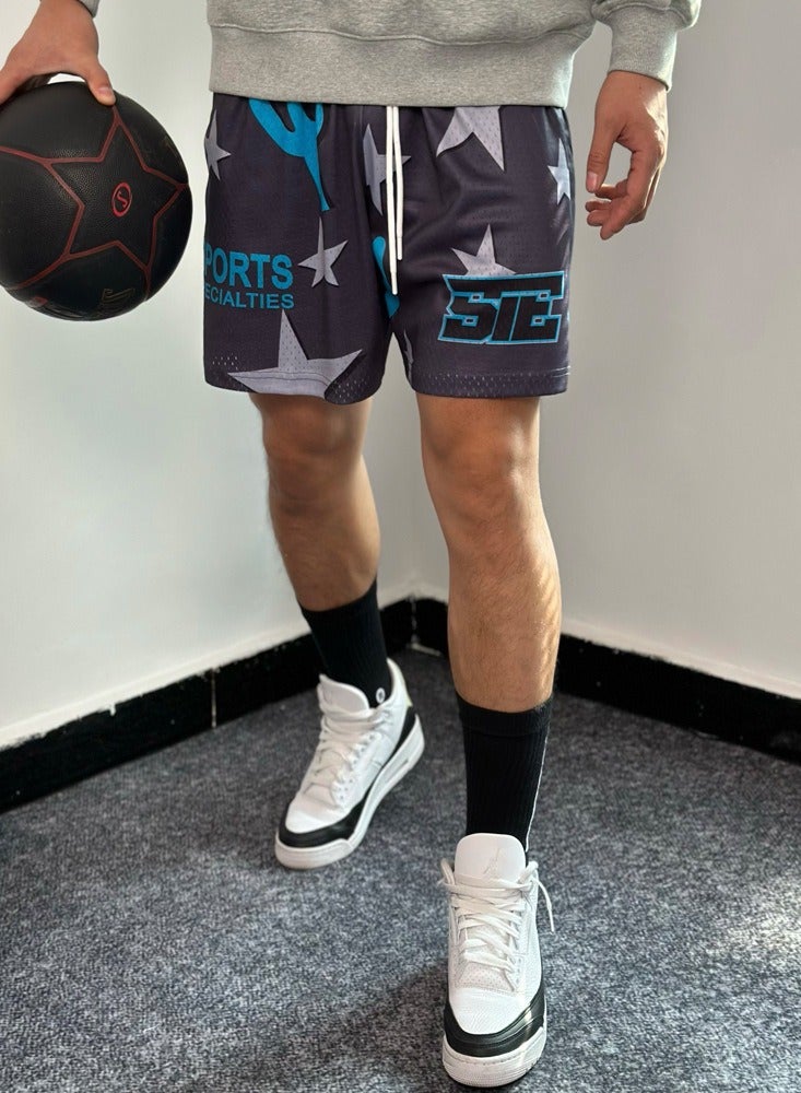 KUYING New Tie Dye Casual Sports Three Part Shorts  - Image 2