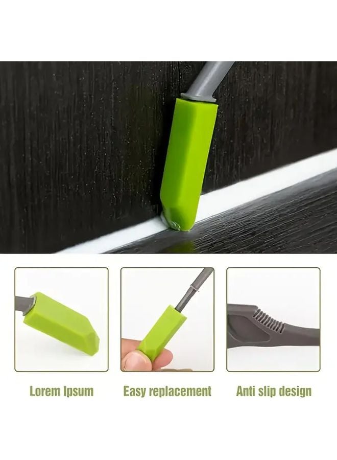 Green Stitching 10 In 1 Picture Changing Scraper Corner Glass Glue Spreader Angle Scrape Board - Image 5