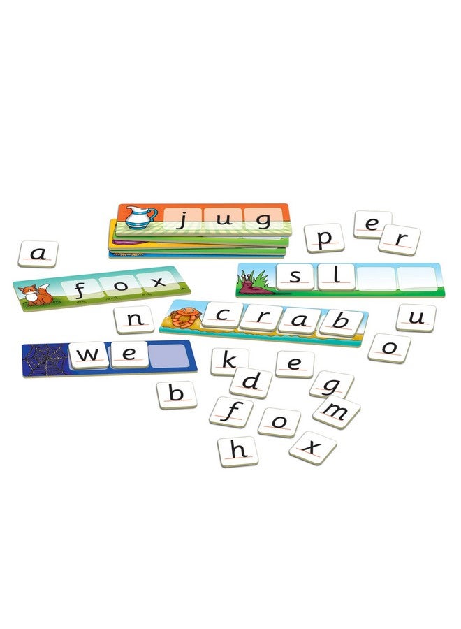 ORCHARD TOYS Moose Games Match And Spell Game. A Fun First Reading And Spelling Game. 2 Ways To Play. Age 4+. 14 Players - Image 2