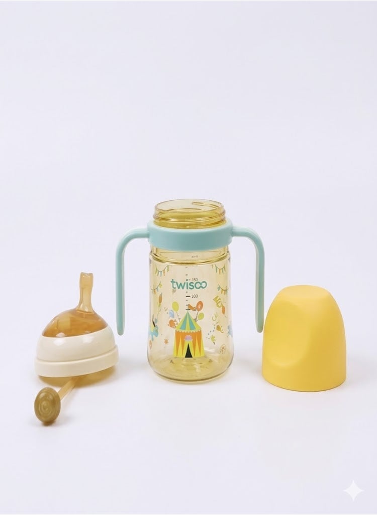 Twisoo Wide-Neck Baby Feeding Bottle, 210ml, BPA-Free, Soft Silicone Teat, Easy Clean, for Newborns & Infants - Image 2