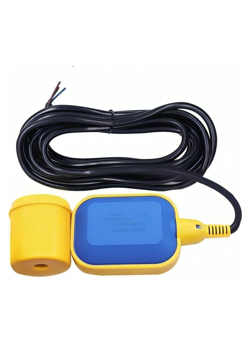 عوامة مياه كهربائية مفتاح تعويم مستطيل للتحكم في مستوى المياه 250 فولت مع كابل بطول 3 متر قابل للتعديل تلقائيًا وسهل الاستخدام وسهل التركيب وآمن - Image 1