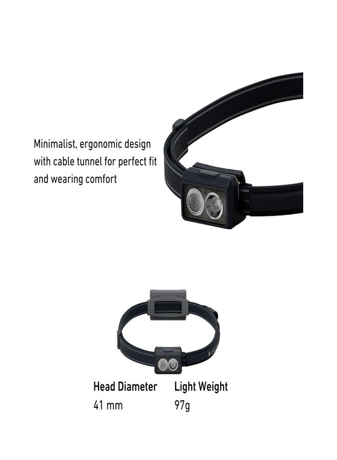 ليدلينسر مصباح رأس محمول Ledlenser Neo3 | تكوين LED - 1 × Xtreme LED | شدة الإضاءة - 400 لومن كحد أقصى - 20 لومن كحد أدنى | مدى الإضاءة - 80 متر كحد أقصى - 5 أمتار كحد أدنى | يشمل البطاريات | للاستخدام الخارجي | أسود - Image 3