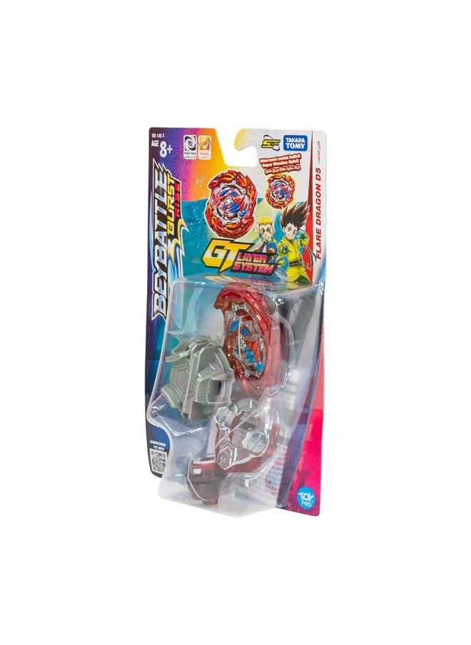 BEYBATTLE BURST Beybattle Burst Rise D5 Flare Dragon  - Image 1