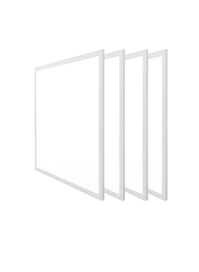RR Lighting 60x60 LED Flat Panel Light 50W Edge Lit Fixture Zero UV and Flicker Free Zero Blue Light AC85 265V Drop Ceiling Light Indoor Commercial Home Fixture Warm White 3000K Pack of 4  - Image 3