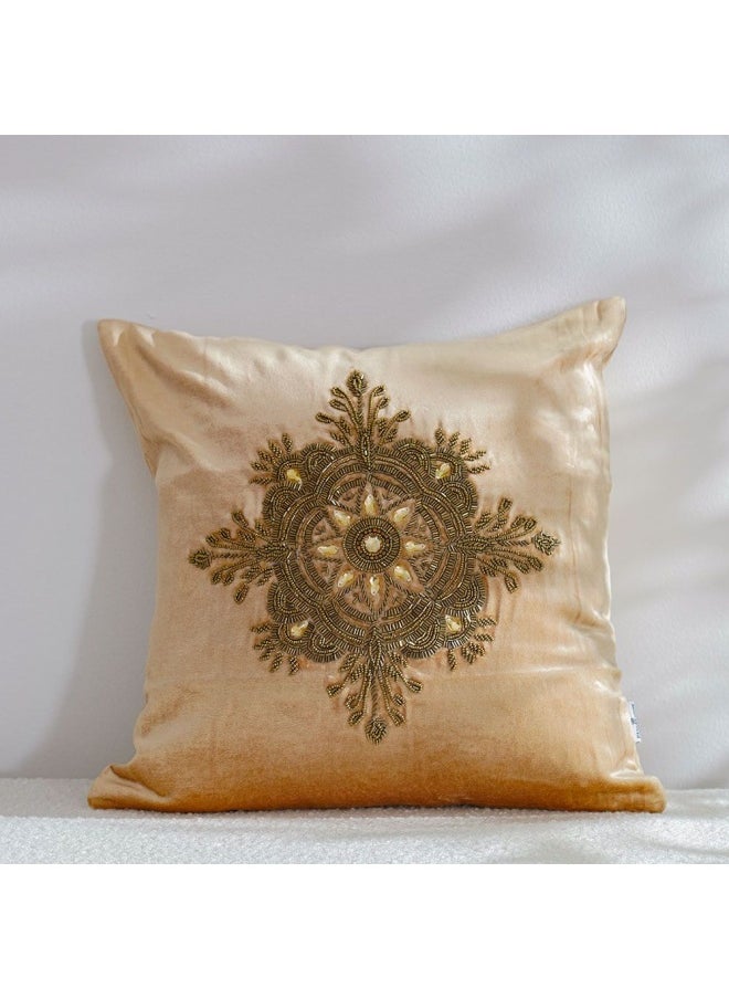 DANUBE HOME Pearl Mapel Cushion Cover Beige 45x45 CM  - Image 1