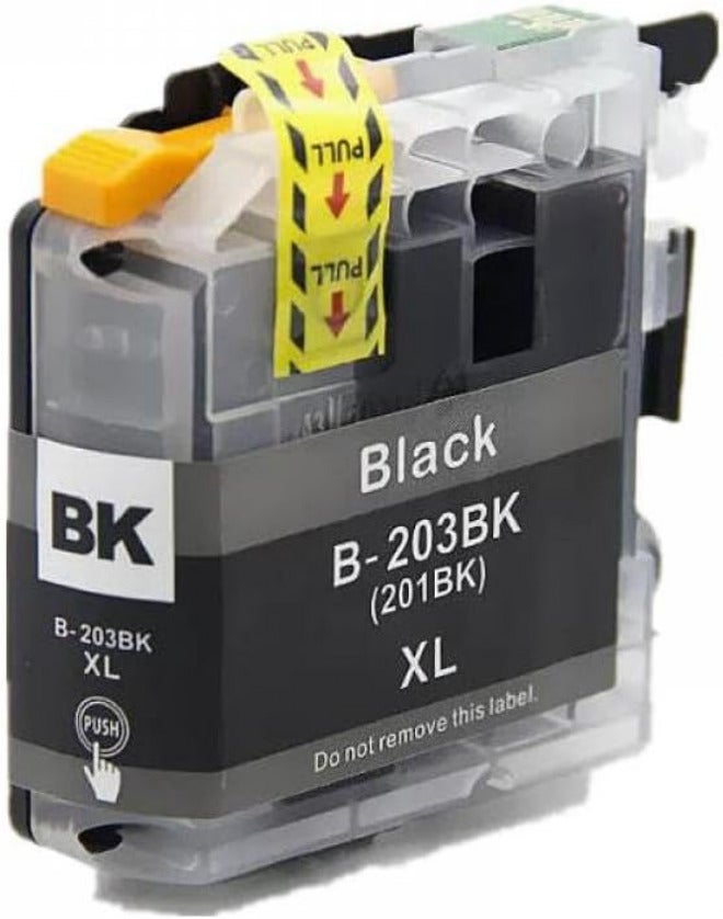 Compatible with LC201 LC203 XL Ink Cartridge MFC J460DW J480DW J485DW MFC J680DW MFC J880DW MFC J885DW J5520DW Printer(1 Black)