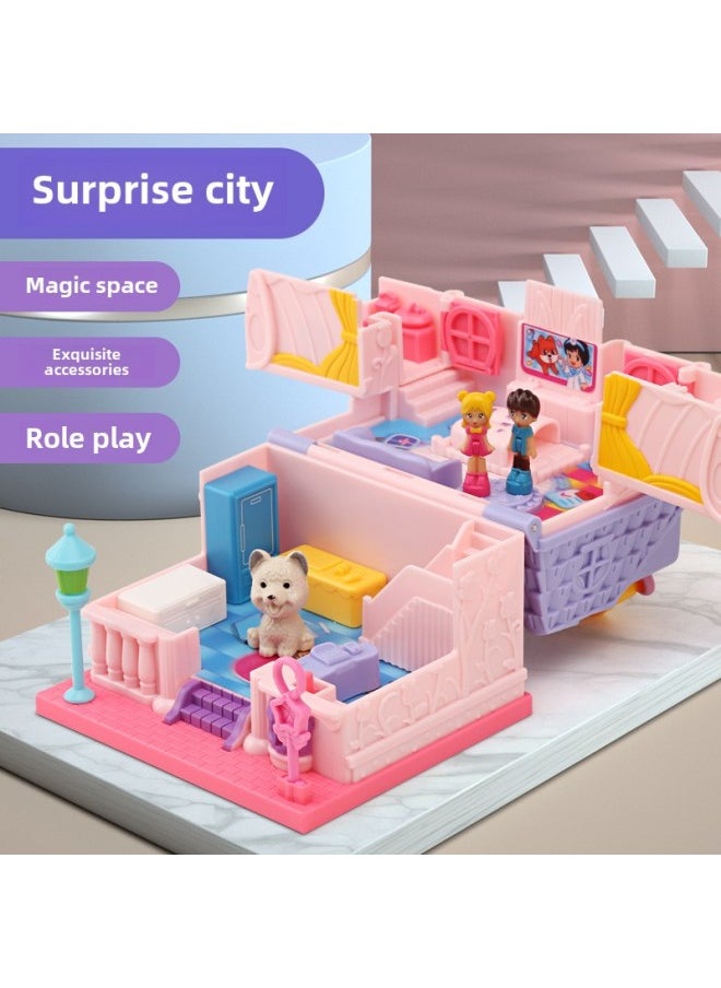 Magnetic Play Home Toy Girl Princess Surprise Castle Birthday Gift 3 Girls 6 Years Old Girl Interactive 10-Color:Light Blue - pzsku/ZFA34D71D69EB5FF6D27DZ/45/_/1741676456/0af207f0-a8c3-4752-bff9-64009f22a8f8