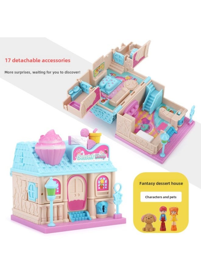 Magnetic Play Home Toy Girl Princess Surprise Castle Birthday Gift 3 Girls 6 Years Old Girl Interactive 10-Color:Light Blue - pzsku/ZFA34D71D69EB5FF6D27DZ/45/_/1741676468/6bea1644-6708-4d9d-a70f-65ddfa68a81f