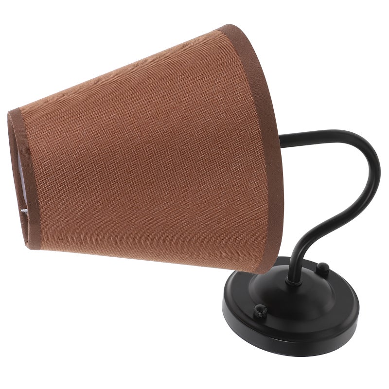 1 Set Bedside Wall Mounted Light Fabric Shade Modern Decorative Wall for Hotel Room Decor Bedroom Living Room - Image 1