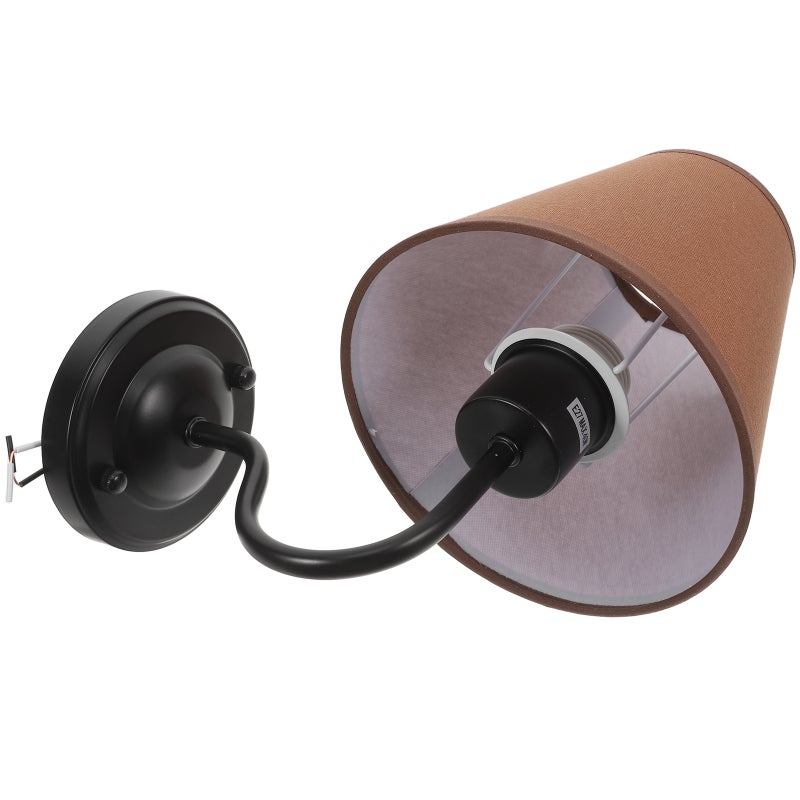 1 Set Bedside Wall Mounted Light Fabric Shade Modern Decorative Wall for Hotel Room Decor Bedroom Living Room - Image 5