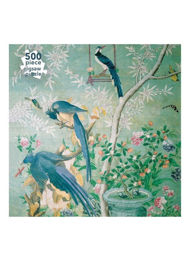 Adult Jigsaw Puzzle John James Audubon: Magpie Jays (500 pieces): 500-Piece Jigsaw Puzzles  - Image 2
