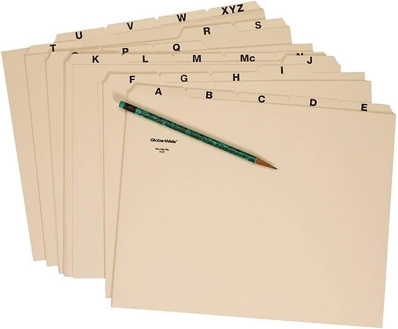 Staples 118257 Manila TopTab Guides AZ Manila 9521S - Image 2