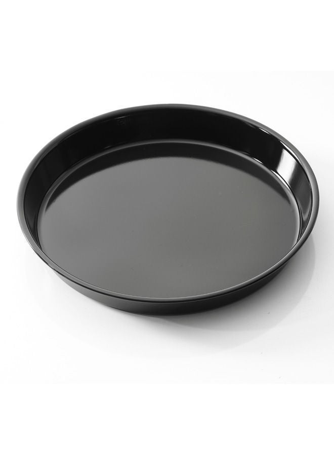 Easy Cooking Aluminium Non-Stock Round Baking Dish Pan Black 36cm - Image 3