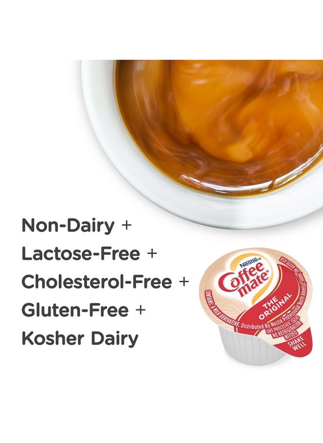 Coffee Mate Nestle Coffee mate Coffee Creamer, Original, Liquid Creamer Singles, Non Dairy, No Refrigeration, 0.375 fl oz Tubs (Pack of 360)  - Image 2