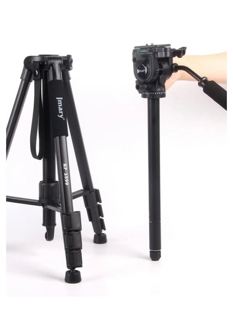 Jmary Kp-2599 Professional Aluminium Tripod For DSLR - Image 1