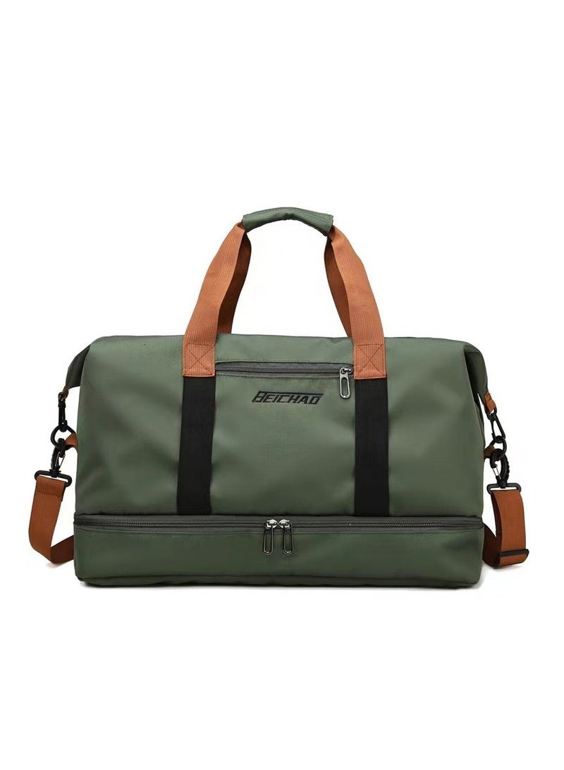 FANDARE Travel Handbag Sports Gym Bag Weekender Carry On Overnight Bags for Women Men Duffle bag Sport Workout Gym Swim Hospital Shoulder Bag with Luggage Sleeve & Shoe Compartment - Image 1