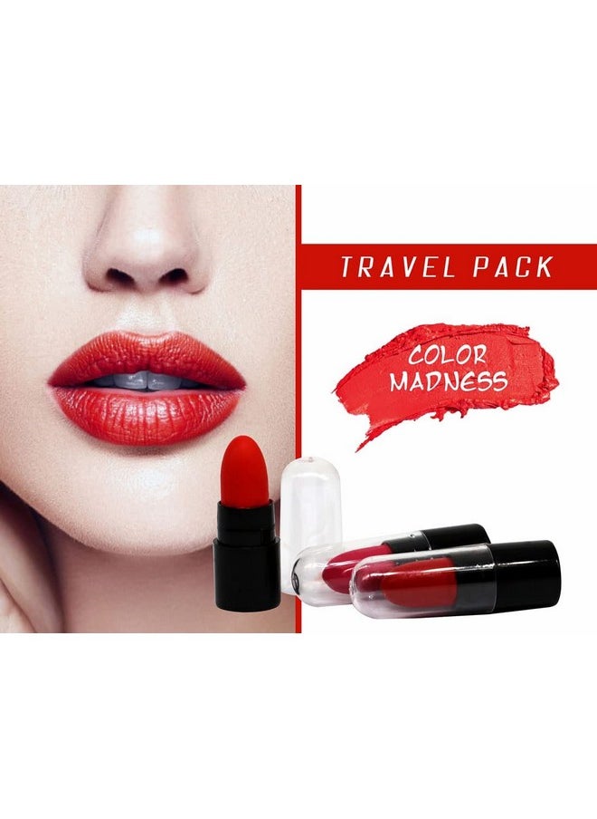 matt look Super Matte Mini Lipstick, Multicolour, 12 Count  - Image 4