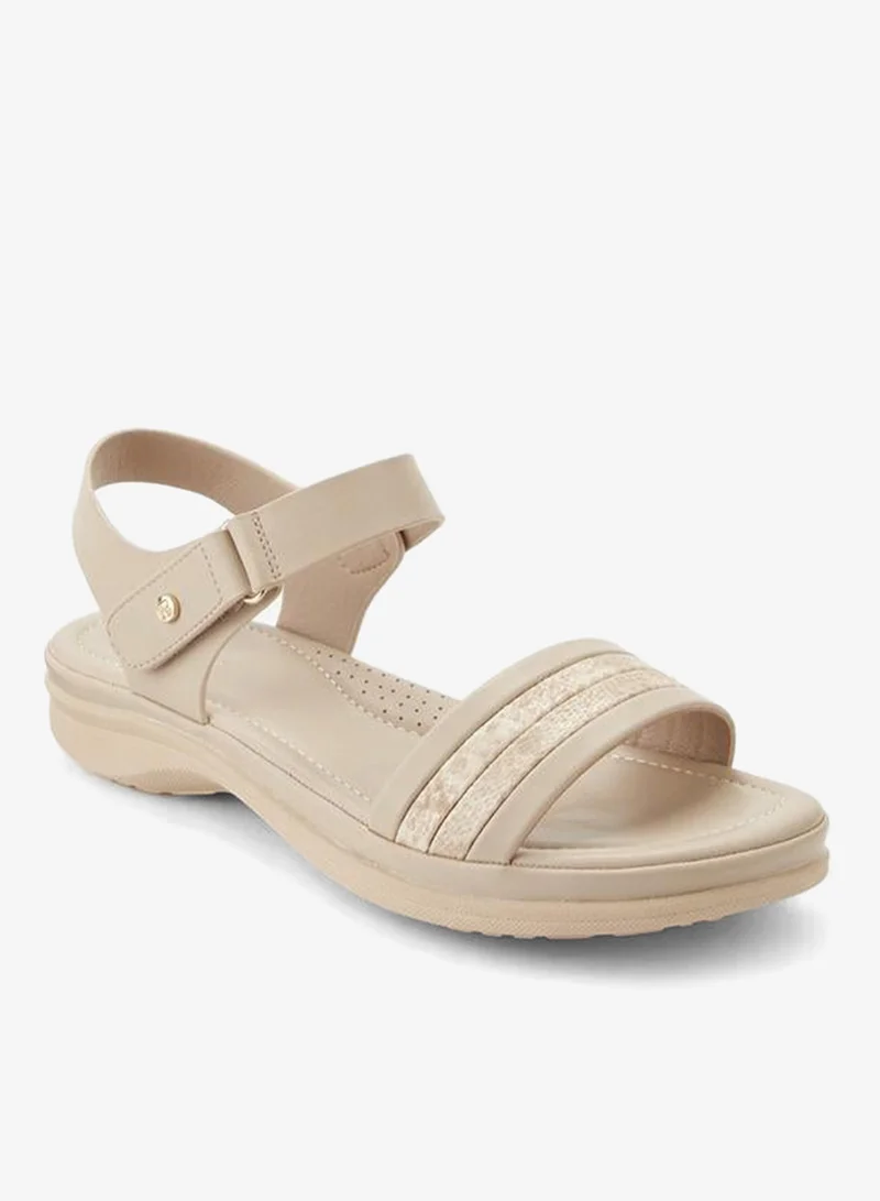 Flora Bella By Shoexpress Flora Bella Women Textured Hook & Loop Sandals