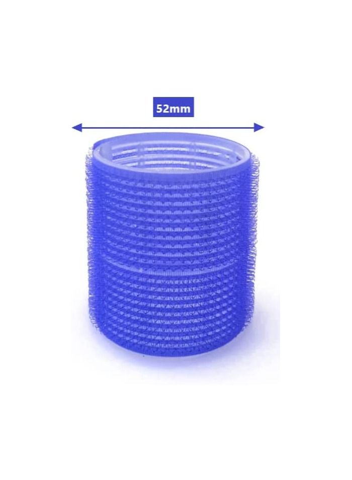 لفافات شعر ذات حجم كبير مع فيلكرو لتجعيد الشعر| 52mm x 63mm (6 قطع) - Image 3