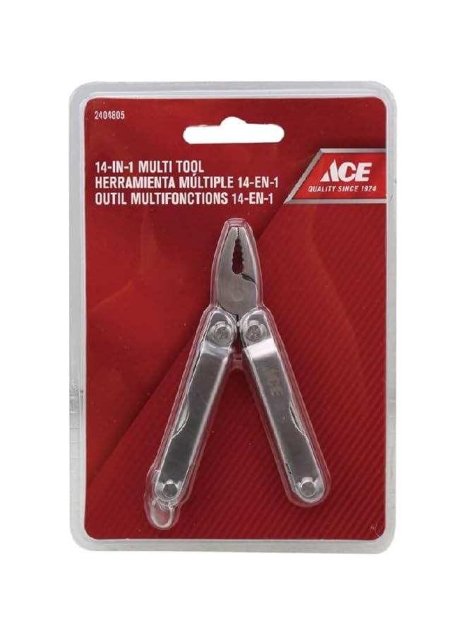 ACE 14 In 1 Multi Tool Silver  - Image 1