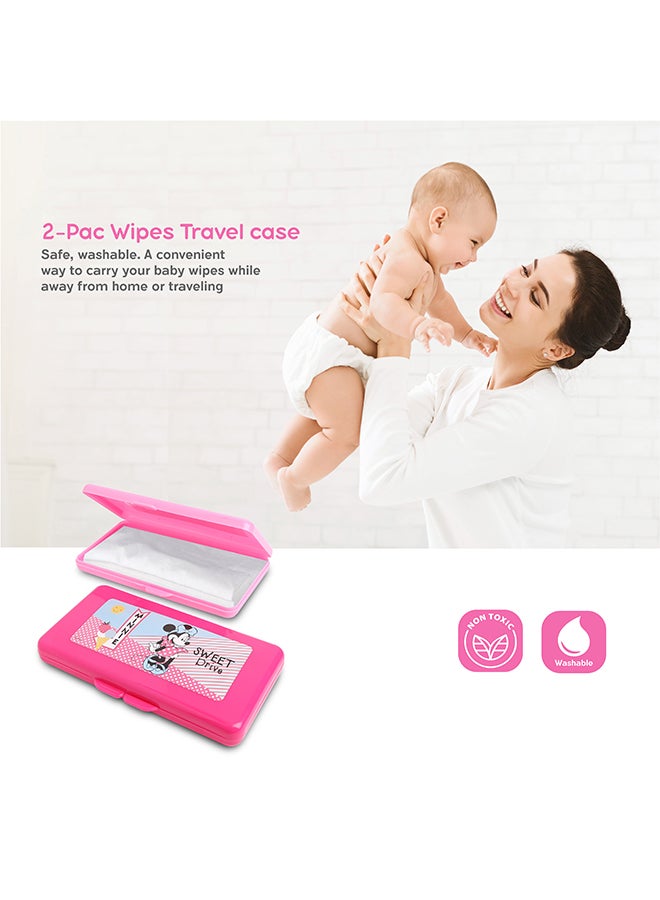 Disney Pack of 2 Plastic Tissue Case Diaper Duty Organizer - Image 4