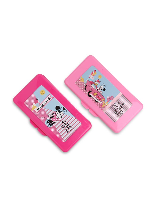 Disney Pack of 2 Plastic Tissue Case Diaper Duty Organizer - Image 1