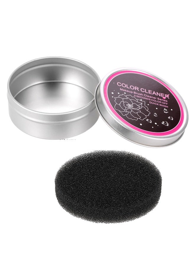 2Pcs/Set Makeup Brushes Cleaner Sponge Dry Brushes Cleaner Eye Shadow or Blush Color Removal Sponge Tool - Image 2