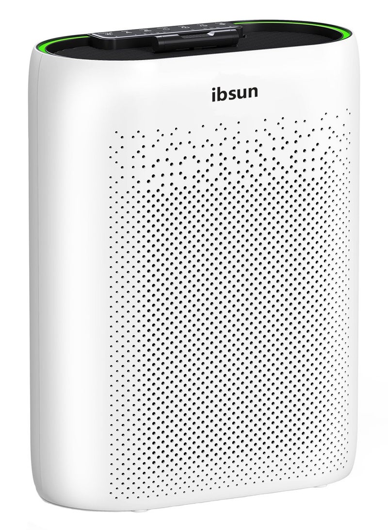 ibsun Air Purifier Large Room Up to 60 ㎡ with Air Quality Sensors, H13 True HEPA Filter Remove 99.97%  for Dust Pet Dander ZY2866 - Image 1