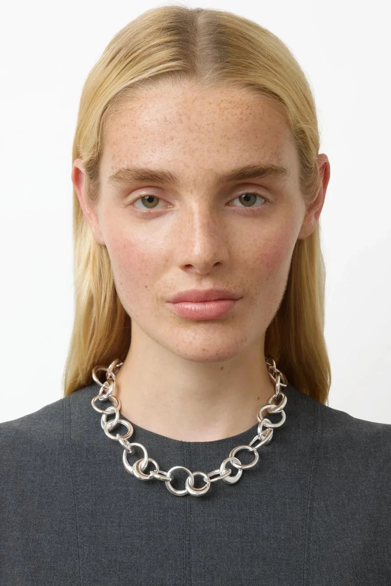 LIE STUDIO Lustrous Layered Chain Necklace