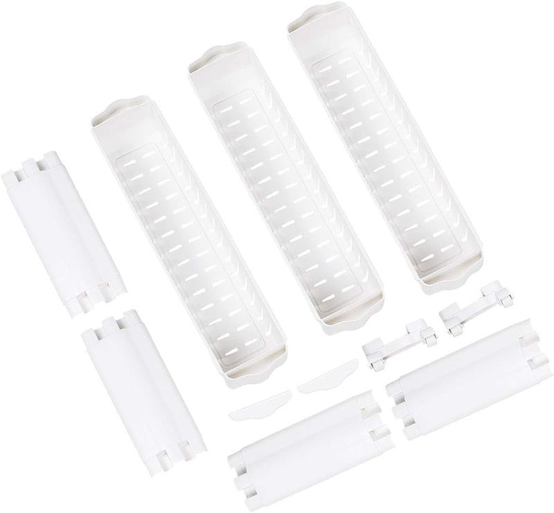 Generic White Plastic Tower Holder Kitchen Trolley Bathroom Roll Storage Racks - Image 3
