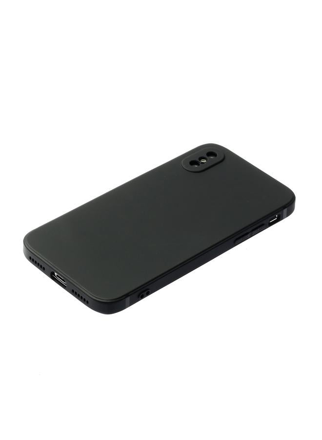 S-TOP Case For iPhone X / XS Straight Edge Solid Color TPU Shockproof Case - Image 3