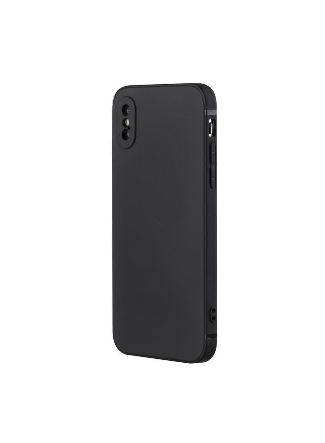 S-TOP Case For iPhone X / XS Straight Edge Solid Color TPU Shockproof Case - Image 2